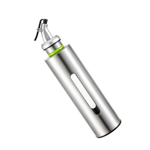 150ml / 250ml 식초 디스펜서 푸어 병 올리브 오일 용기 Safey 절묘하게 누출 방지 깨지지 않음 - 바베큐 요리, 실버, 스테인레스 스틸