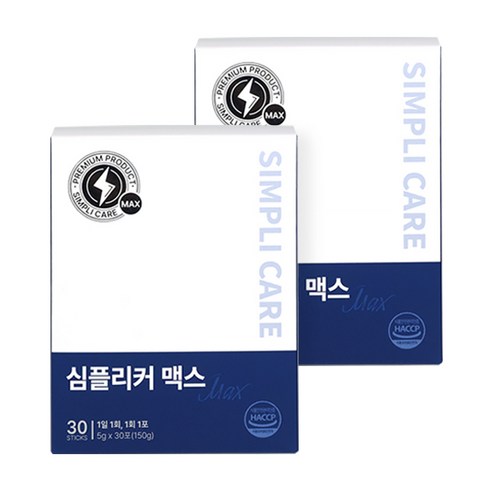 심플리커 맥스 남자 활력 필수 6대 성분 특허원료 마카 아르기닌 아연 야관문 흑마늘 고함량 건강환, 2개월분, 2개