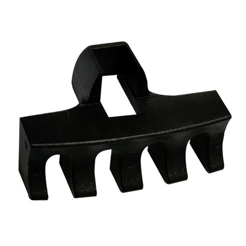 1 조각 배드민턴 라켓 로드 스프레더 어댑터 5 치아 감압기 보호기 기계 액세서리, 검은 색, PVC