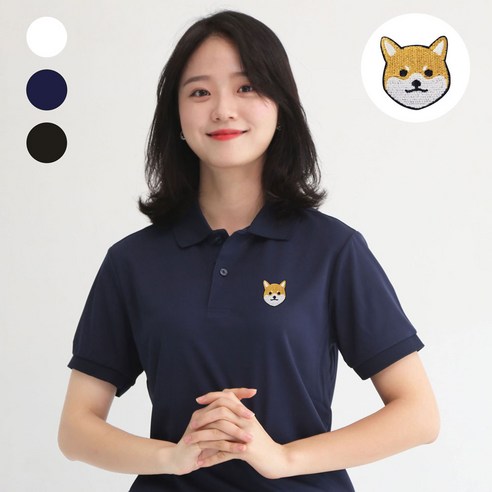 멋지군 코오롱 쿨론 쿨 기능성 시바자수 카라 반팔 티셔츠