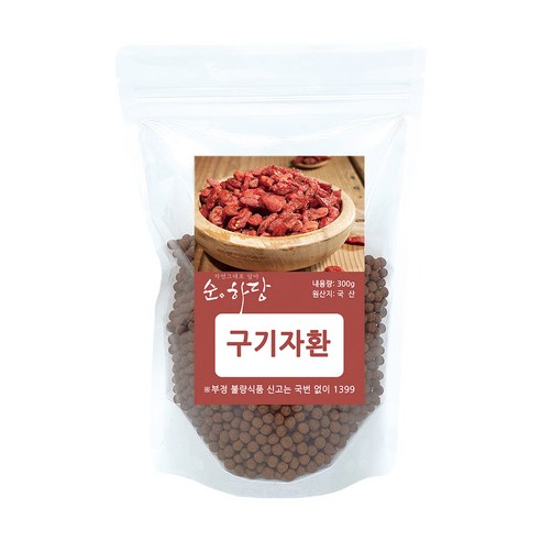 순하당 국산 구기자환 (구기자나무열매), 300g 3팩, 3개, 300g