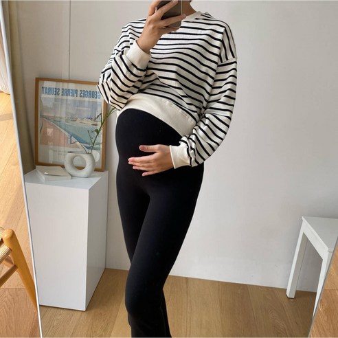 편안함과 스타일을 모두 잡은 임산부 필수템, 메르모던 부츠컷 레깅스