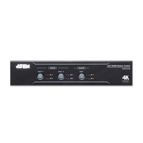 에이텐 2X2 True 4K HDMI 매트릭스 스위치 ATEN 2X2 True 4K HDMI MATRIX SWITCH [ VM0202HB], VM0202HB