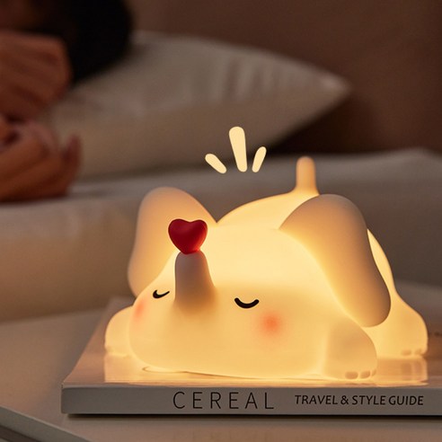 레나에너지 코끼리 무드등 수유등 취침등 LED 인테리어 조명
