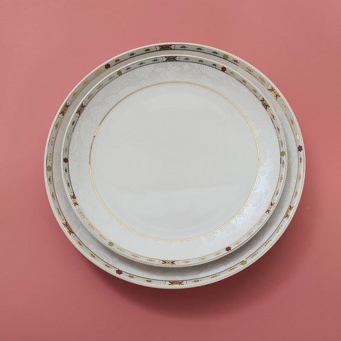 섬세한 금빛 물결, 행남자기 다예 접시로 빚어내는 품격 있는 티타임