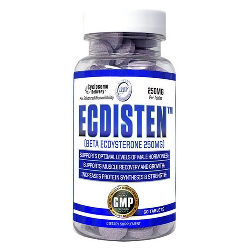 하이테크파마서티컬스 Ecdisten 베타 엑디스테론 250mg 타블렛, 1개, 60정