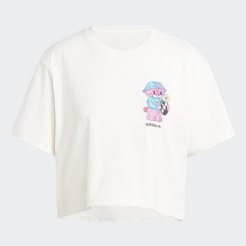 아디다스 아디도러블 크롭 반팔 티셔츠 IT5366 212174 아디다스크롭티