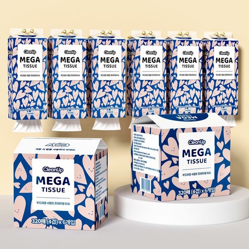 공간 효율성과 부드러움을 모두 갖춘 메가티슈, 합리적인 가격으로 만나보세요!