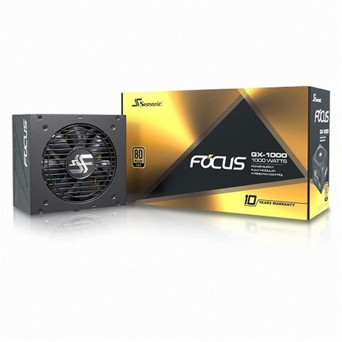 [시소닉] FOCUS GOLD GX-1000 Full Modular (ATX/1000W)