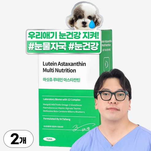 마싯츄 강아지 눈 간, 2개