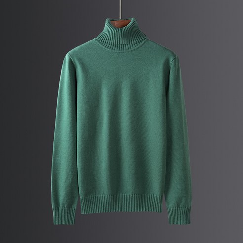 Mao터틀넥 스웨터 남성 가을 겨울 남성 셔츠 긴 소매 한국 스타일 유행 탑 니트 스웨터 따뜻한 두꺼운