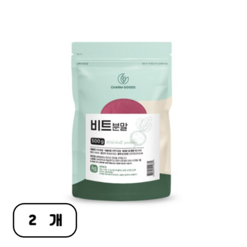 참굿즈 비트 분말, 500g, 2개