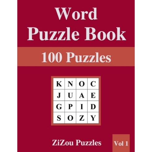 (영문도서) Word Puzzle Book: 100 Word Puzzles with Solutions - VOL1 - Paperback, Independently Published, English, 9798717451512