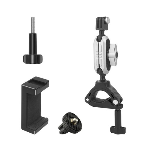 오토바이 핸들 바 거치대 매직 암 자전거 미러 마운트 브래킷 액션캠 11 9 DJI OSMO ta360 액션 카메라용