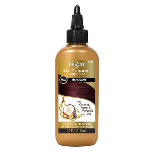 Bigen 세미-퍼머넌트 헤어 컬러 88ml, Mg2 Mahogany, 1개