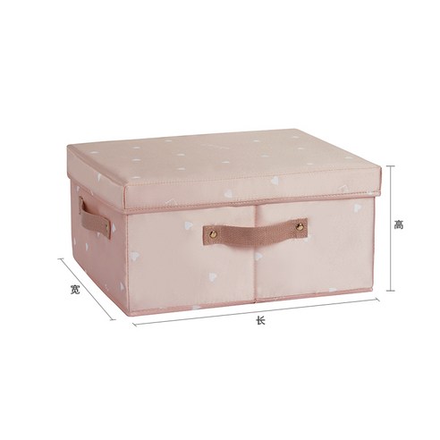 보관함 패브릭 대형 가정용 보관함 새틴 포장 상자 이동 가방 옷 스토리지 가제트, Girly Pink