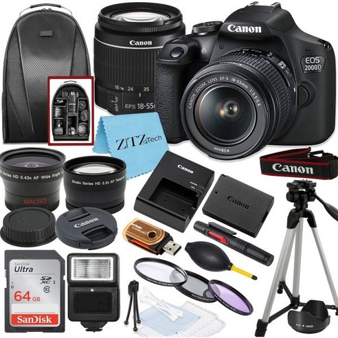 Canon EOS 2000D: 사진 생활의 새로운 시작을 열어줄 완벽한 DSLR 카메라