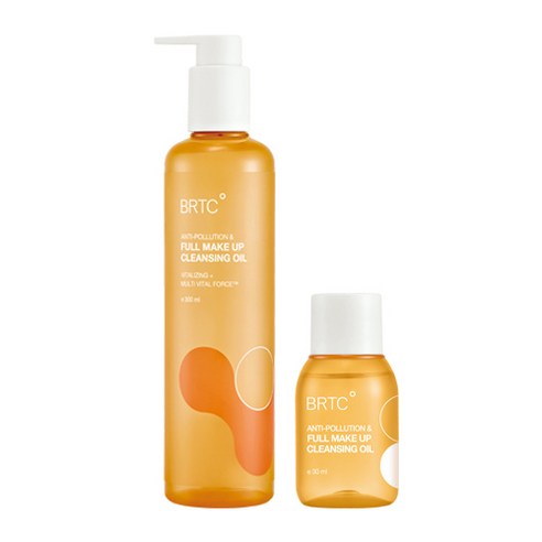비알티씨 BRTC 안티폴루션 앤 풀메이크업 클렌징 오일 300+30ml 순한미세먼지클렌징, 1개, 330ml