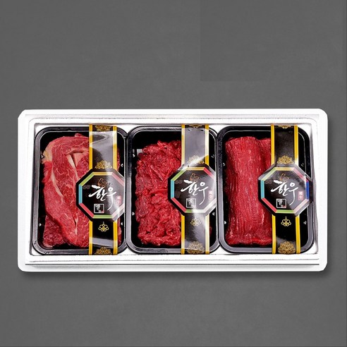 [빛고을한들축산] 1등급 한우 알찬혼합세트 1호(총 1.2kg) - 등심(400g)+불고기(400g)+국거리(400g) 세트 - 한우등심/불고기세트 | 쿠팡