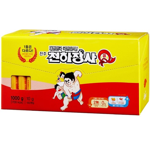 천하장사 소시지 Q 1000 [10gx100개입], 1kg, 1개