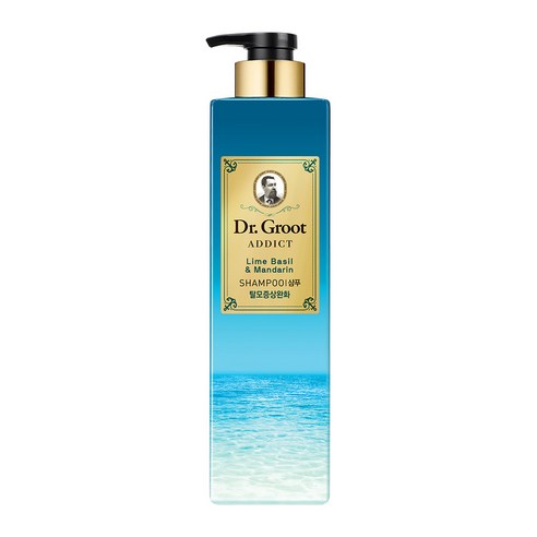 닥터그루트 애딕트 탈모증상완화 샴푸 라임바질 & 만다린, 680ml, 1개