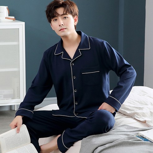 남자 잠옷 가을 겨울 긴팔