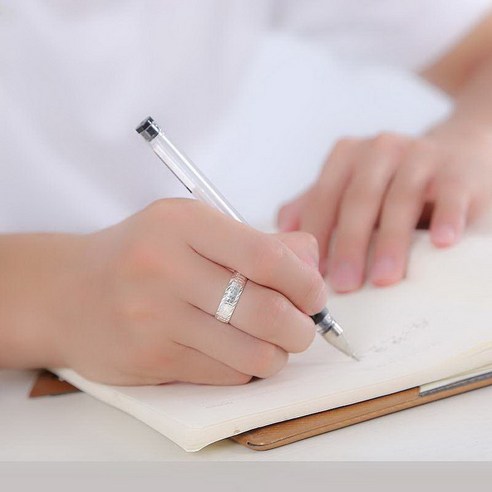 호이고고 백복 실버 순은999 행운 사업운 은반지