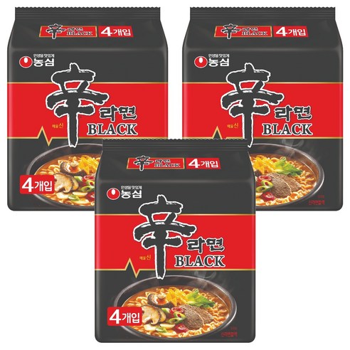 신라면 블랙 130g, 12개