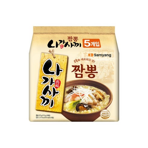 삼양 나가사끼 짬뽕 115g, 40개