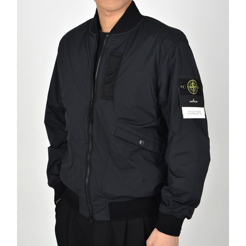 스톤아일랜드 40525 Skin Touch Nylon-TC with Primaloft®-TC Bomber Jacket 801540525 V0029 스킨 터치 나일론-TC 프리마로