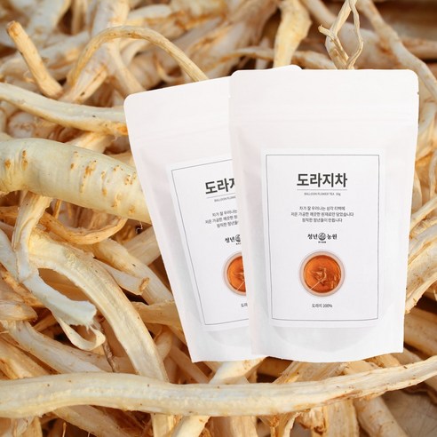 청년농원 저온가공 도라지차 삼각티백, 50g, 50개입, 2개