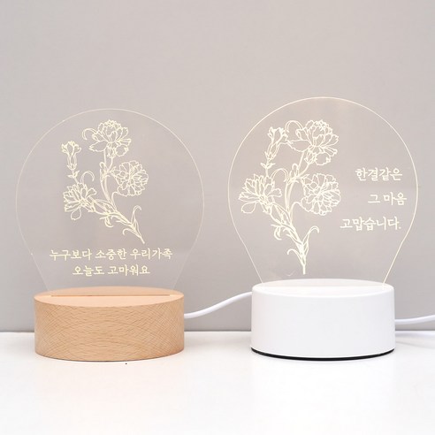 사랑과 감사를 담은 아름다운 어버이날 카네이션 무드등으로 부모님께 진심을 전하세요.