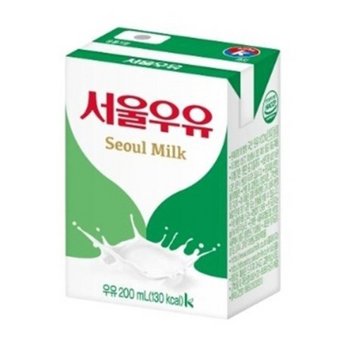 서울우유 멸균 흰우유, 200ml, 24개