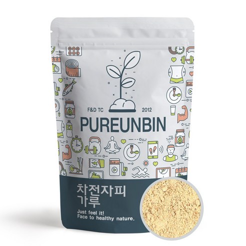 푸른빈 차전자피 가루, 500g, 2개