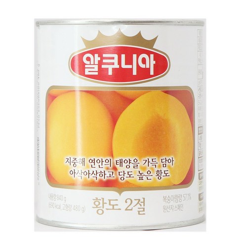 알쿠니아 황도 840g X 4개