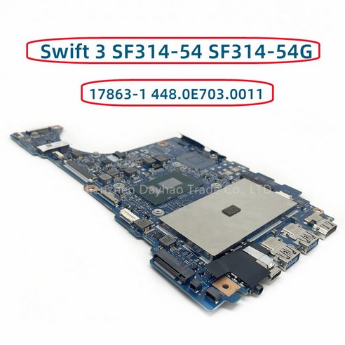 cpu 178631 4480E7030011 스위프트 3 SF31454 노트북 마더 보드 NBGXL11008 함께 I3 I5 I7 CPU 4GB RAM DDR, 01 I38130U 4GB i513600k Best Top5