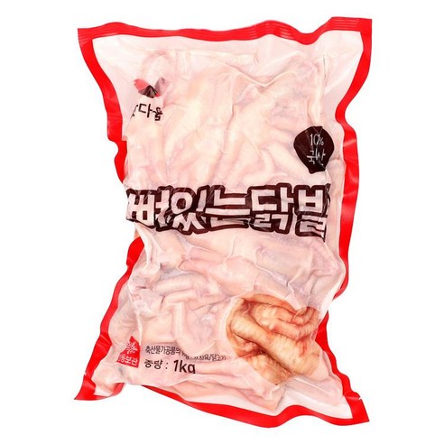 뼈있는닭발 1KG㈜우리식품, 1개, 1kg