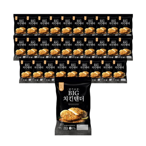 허닭식단 닭가슴살 BIG 치킨텐더 치즈 80g, 30개