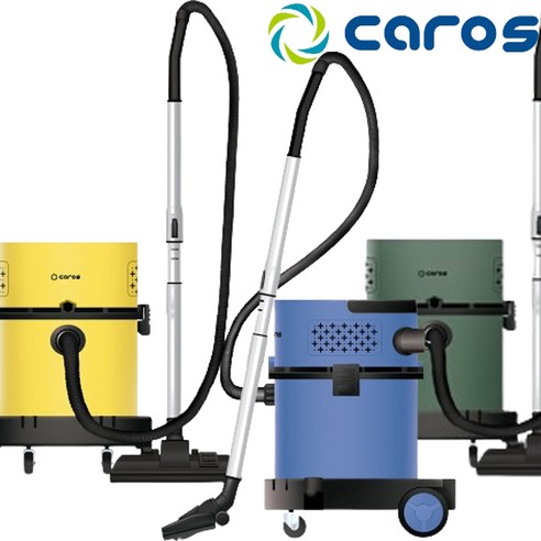 CAROS 20L 대용량 건습식 진공청소기 대형 업소용 클리너 이동식 사무실 청소기, 블루