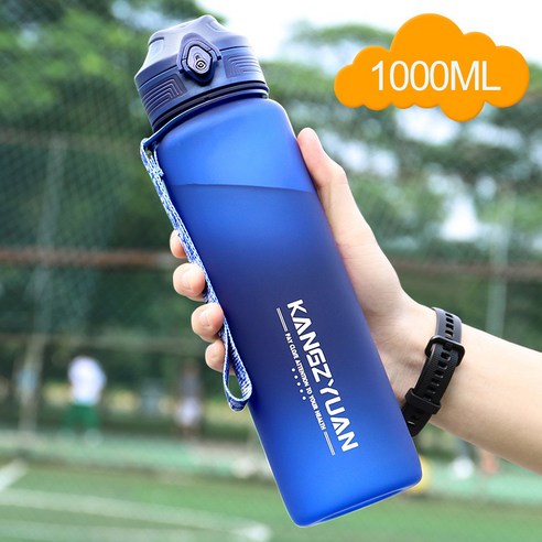 DFMEI 대용량 스포츠 물컵 남 여름 헬스 주전자 아웃도어 물병 페트컵 주전자, 350ML 레드_트리탄 소재