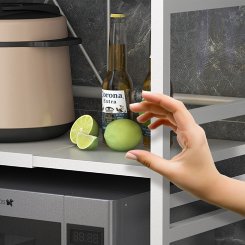 전자레인지 선반으로 부엌 공간을 극대화하고 조리 경험 향상