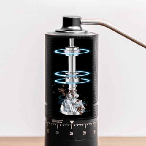 J-M 수동 데일리 휴대용 커피그라인더: 언제 어디서나 신선한 커피의 향과 맛을 즐기세요