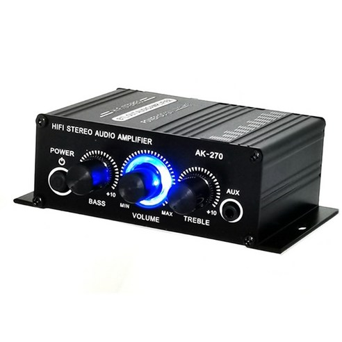 하이파이 디지털 앰프 20W+20W 2채널 서라운드 사운드 앰프 스피커 12V, a