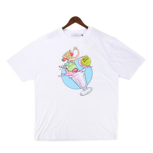 [메종키츠네] 23SS (KM00141KJ0008 WHITE) 남성 반팔 티셔츠