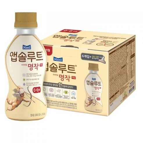 매일유업 앱솔루트 명작 2FL 액상 분유 1단계 200ml, 24개, 2개입