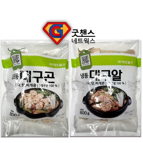 냉동 대구알 대구곤 800g 알탕 동태탕 고니 곤이, 대구곤 800g - 1ea, 1개