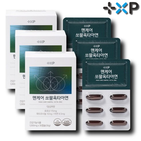 카리토 성분 전립선 건강 비대 배뇨개선 정력 도움을 주는 맨케어 옥타아연, 30정, 1개