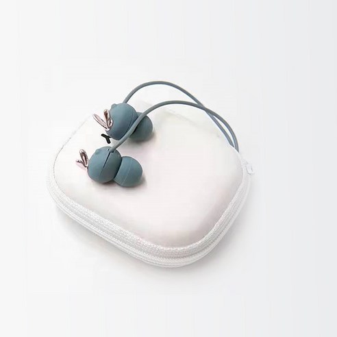 3.5mm 해드폰 플러그 러블리토끼피스톤 피트 인이어 이어폰 YiiT2, 푸른 색
