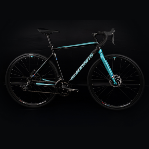 블랙스미스 말리 R3 16단 디스크 듀얼레버 사이클 입문용 로드 자전거, 블랙스미스 말리 R3 470 블랙민트