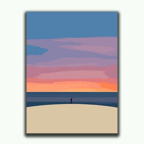 [아트제이] DIY 명화그리기 그림그리기 유화그리기 페인팅 40 x 50, D03, 1개